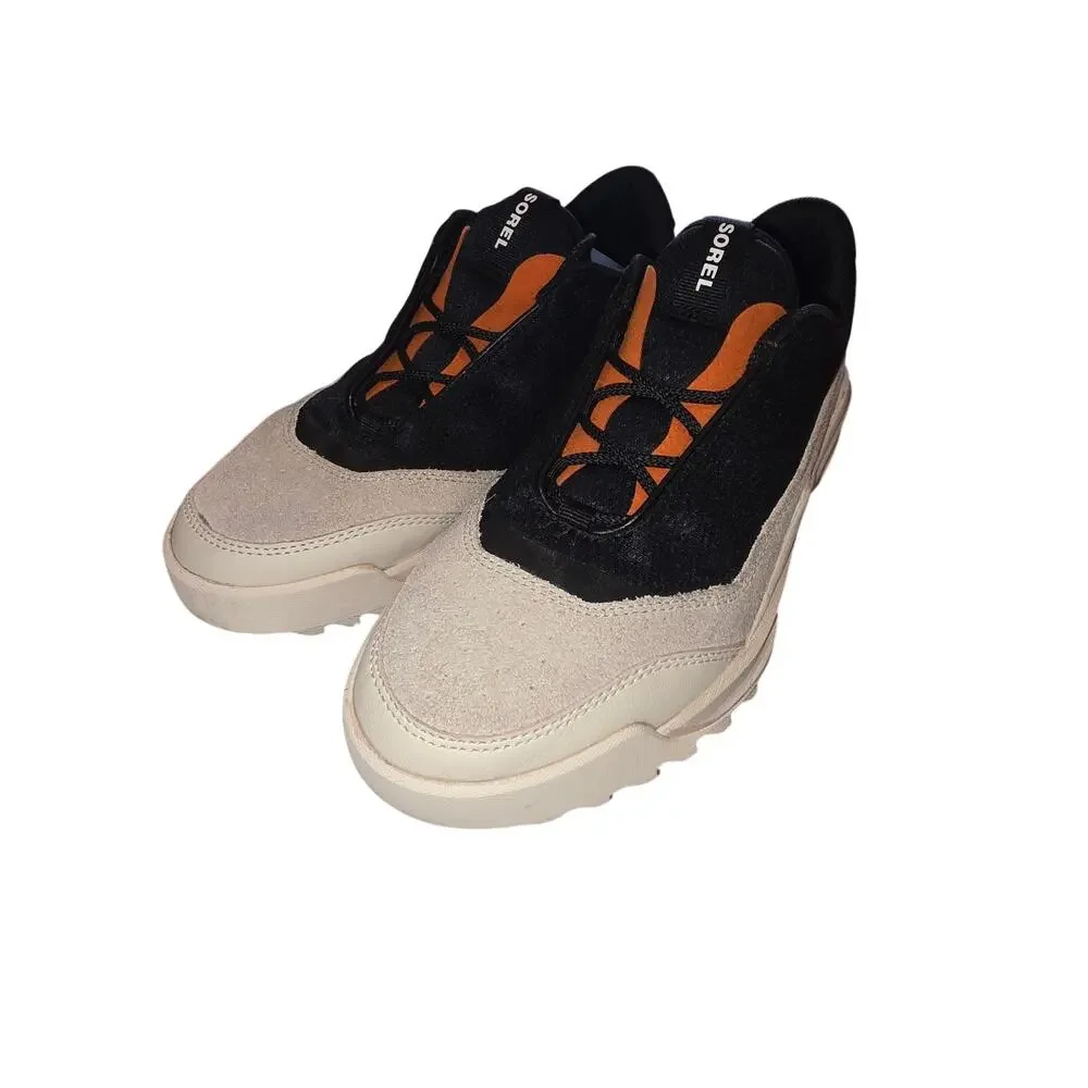 Sorel Kinetic Impact Sneakers‎ Women's Size 9 Black Beige Gorpcore Trail Shoes